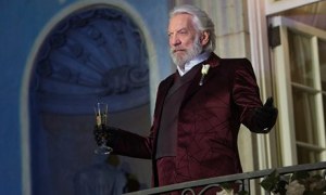 Donald Sutherland: "I have huge admiration for President Snow" Do you embrace the dystopian vision as well, Mr S?